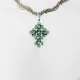 Small Cross - Valonia-Khaki Braid - 1